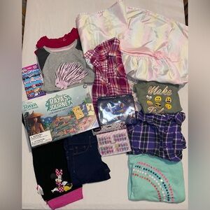 Large Girls’ Size 7/8 Clothing,‎ Accessories & Toy Bundle